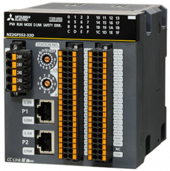 三菱cc-link NZ2GFCF1-32D 32點(diǎn) DC24V（漏型）輸入，遠(yuǎn)程模塊、FCN式